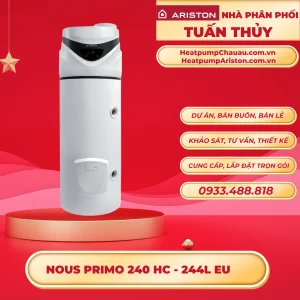 NOUS PRIMO 240 HC (240L) - HEAT PUMP ARISTON CHÂU ÂU